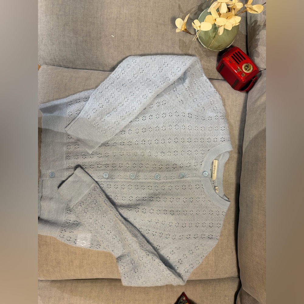 Doen Light Blue Women's Cardigan - Picture 11 of 12